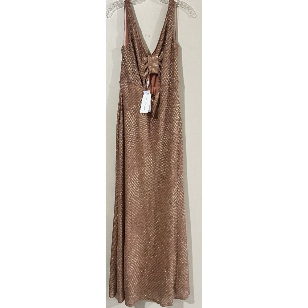 Proud Poppy Tallulah Maxi Dress Gold And Rust Color Size US 8 - Picture 2 of 9